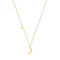 9ct Yellow Gold Moon And Star Necklet NK423Acotis Gold JewelleryNK423