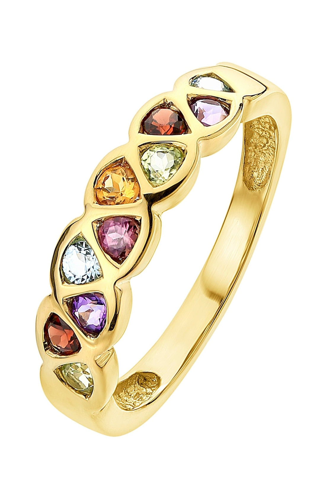 9ct Yellow Gold Multi Gemstone RingThe Fine CollectiveBA0062193 - L