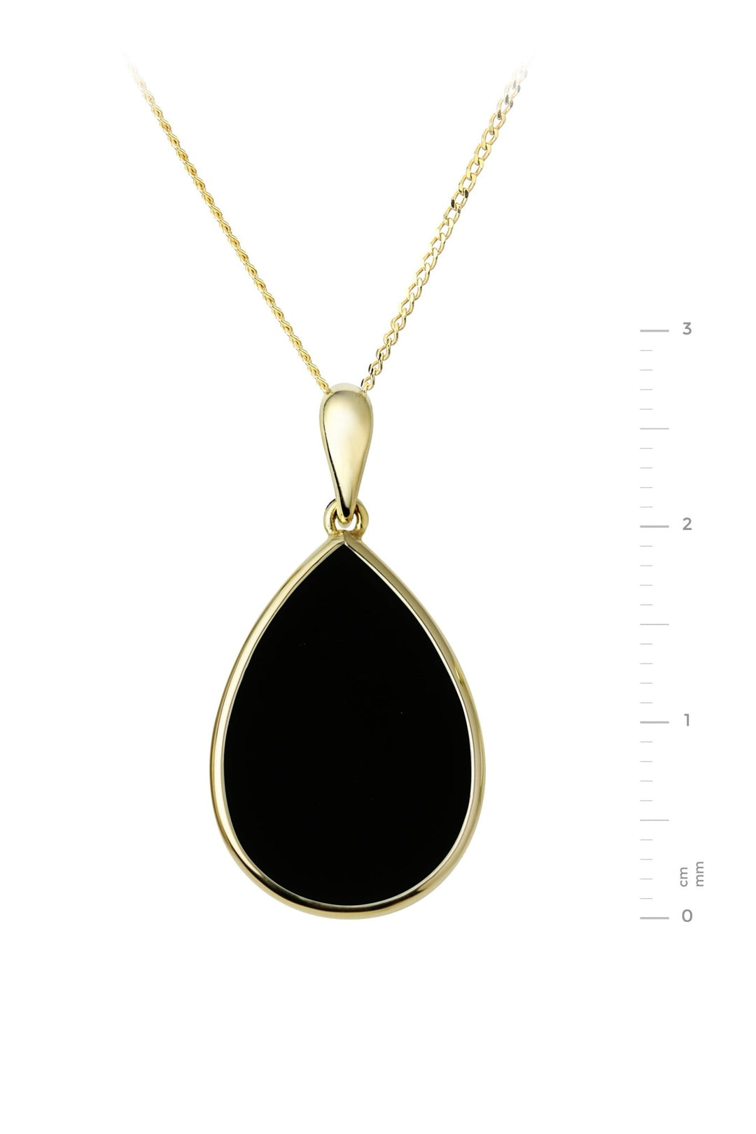 9ct Yellow Gold Onyx NecklaceThe Fine CollectiveBA0071668