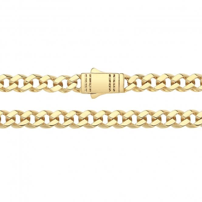 9ct Yellow Gold Open Cuban Link Chain CH553Acotis Gold JewelleryCH553/22
