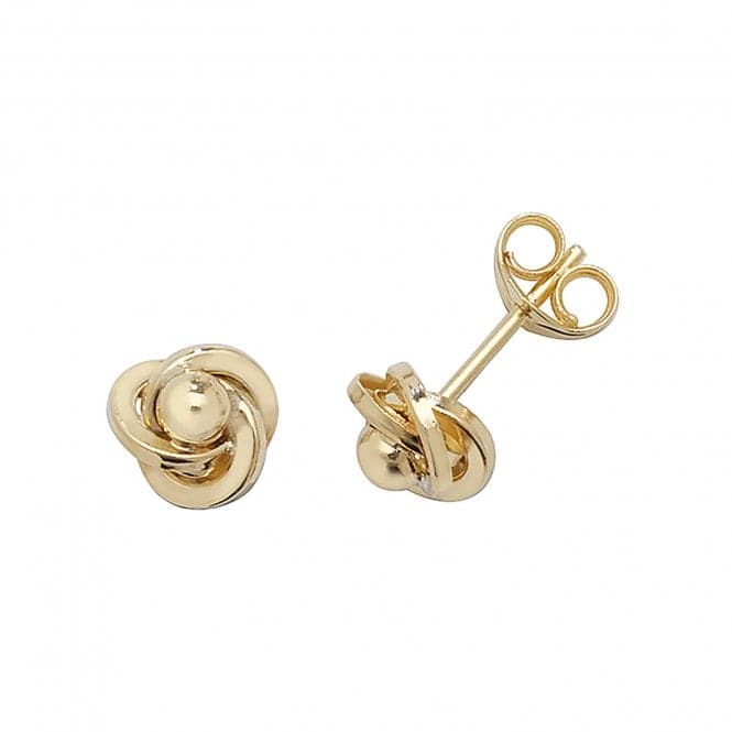 9ct Yellow Gold Orbital Stud Earrings ES365Acotis Gold JewelleryES365