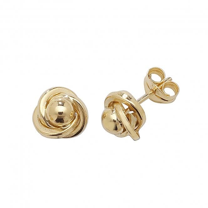 9ct Yellow Gold Orbital Stud Earrings ES366Acotis Gold JewelleryES366