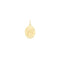 9ct Yellow Gold Oval Initial Pendant PN922/CAcotis Gold JewelleryPN922/C