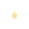 9ct Yellow Gold Oval Initial Pendant PN922/DAcotis Gold JewelleryPN922/D