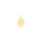 9ct Yellow Gold Oval Initial Pendant PN922/PAcotis Gold JewelleryPN922/P