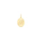 9ct Yellow Gold Oval Initial Pendant PN922/RAcotis Gold JewelleryPN922/R