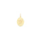 9ct Yellow Gold Oval Initial Pendant PN922/YAcotis Gold JewelleryPN922/Y
