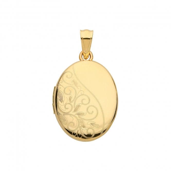 9ct Yellow Gold Oval Locket PN1084Acotis Gold JewelleryPN1084