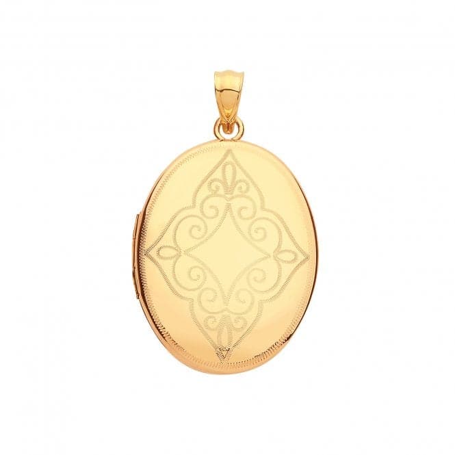 9ct Yellow Gold Oval Locket PN1115Acotis Gold JewelleryPN1115