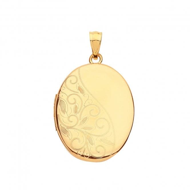 9ct Yellow Gold Oval Locket PN1116Acotis Gold JewelleryPN1116