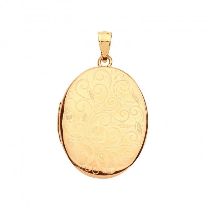 9ct Yellow Gold Oval Locket PN1117Acotis Gold JewelleryPN1117