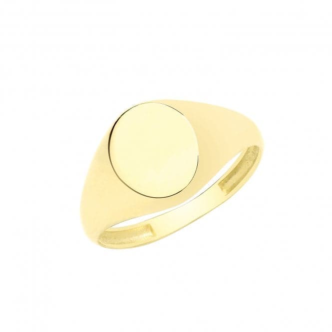 9ct Yellow Gold Oval Signet Ring RN950Acotis Gold JewelleryRN950/O