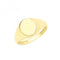 9ct Yellow Gold Oval Signet Ring RN950Acotis Gold JewelleryRN950/G
