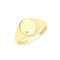 9ct Yellow Gold Oval Signet Ring With Zirconia RN954Acotis Gold JewelleryRN954/G