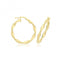 9ct Yellow Gold Oval Twist Hoop Earrings ER1211Acotis Gold JewelleryER1211 - 20