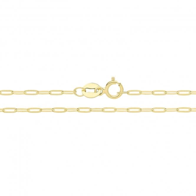 9ct Yellow Gold Paper Clip Chain CH575Acotis Gold JewelleryCH575/20