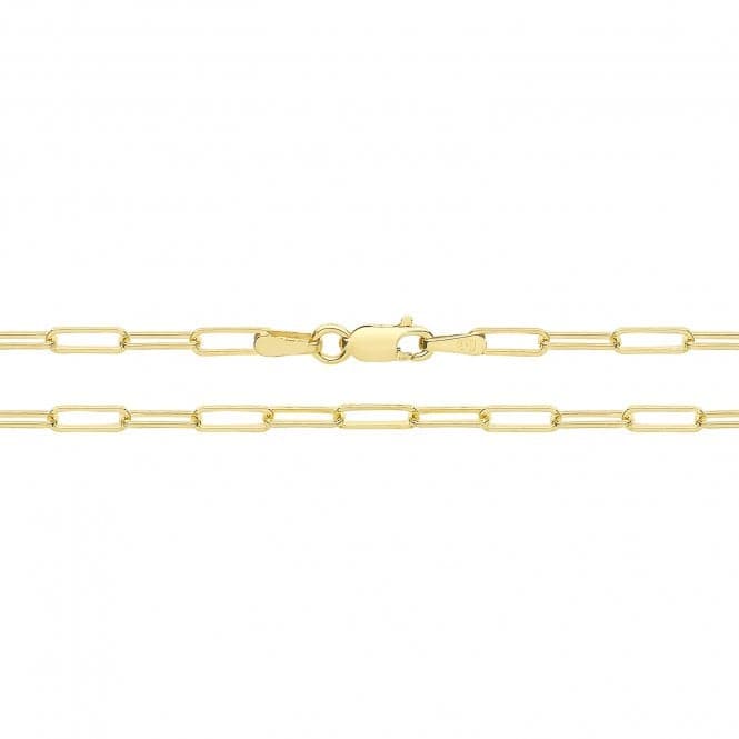 9ct Yellow Gold Paperclip Chain 045 CH540Acotis Gold JewelleryCH540/24