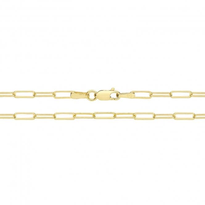 9ct Yellow Gold Paperclip Chain 045 CH540Acotis Gold JewelleryCH540/07