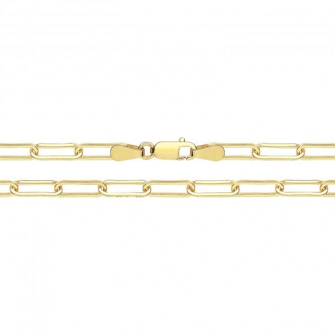 9ct Yellow Gold Paperclip Chain 070 CH542Acotis Gold JewelleryCH542/07