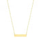 9ct Yellow Gold Paperclip Chain Love Necklet NK440Acotis Gold JewelleryNK440