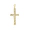 9ct Yellow Gold Patterned Cross Pendant PN1026Acotis Gold JewelleryPN1026