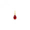 9ct Yellow Gold Pear Shaped Ruby Red Zirconia Pendant PN1352RAcotis Gold JewelleryPN1352R