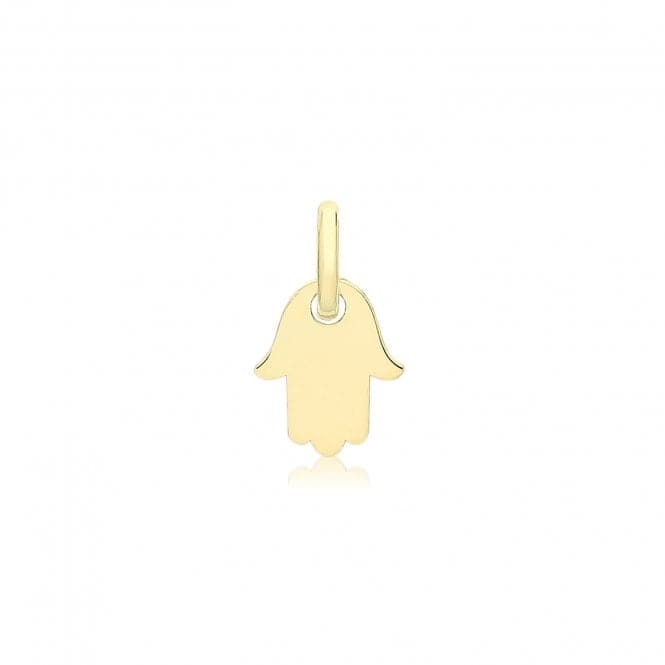 9ct Yellow Gold Plain Hamsa Pendant PN1329Acotis Gold JewelleryPN1329