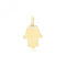 9ct Yellow Gold Plain Hamsa Pendant PN1330Acotis Gold JewelleryPN1330