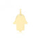 9ct Yellow Gold Plain Hamsa Pendant PN1331Acotis Gold JewelleryPN1331