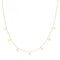 9ct Yellow Gold Plain Hanging Stars Necklet NK425Acotis Gold JewelleryNK425