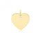 9ct Yellow Gold Plain Heart Pendant PN1328Acotis Gold JewelleryPN1328