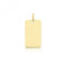 9ct Yellow Gold Plain Rectangle Pendant PN1327Acotis Gold JewelleryPN1327