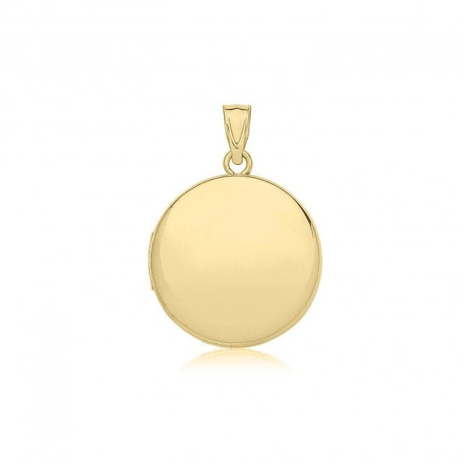 9ct Yellow Gold Plain Round Locket PN1324Acotis Gold JewelleryPN1324