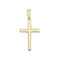 9ct Yellow Gold Plain Solid Cross Pendant PN1039Acotis Gold JewelleryPN1039