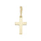 9ct Yellow Gold Plain Solid Cross Pendant PN1040Acotis Gold JewelleryPN1040