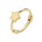 9ct Yellow Gold Plain Star Cartilage Hoop ES1969Acotis Gold JewelleryES1969