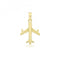 9ct Yellow Gold Plane Pendant PN1316Acotis Gold JewelleryPN1316