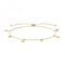 9ct Yellow Gold Pull Style Bracelet With Charms BR635Acotis Gold JewelleryBR635