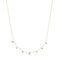 9ct Yellow Gold Rainbow Zirconia Drop Necklet NK1612Acotis Gold JewelleryNK1612