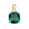 9ct Yellow Gold Rh Plated Gold Pendant PN1201EAcotis Gold JewelleryPN1201E