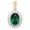 9ct Yellow Gold Rh Plated Pendant PN1203EAcotis Gold JewelleryPN1203E