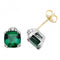 9ct Yellow Gold Rh Plated Stud Earrings ES1201EAcotis Gold JewelleryES1201E