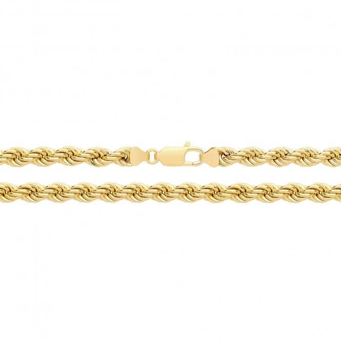 9ct Yellow Gold Rope Chain 120 Guage CH206Acotis Gold JewelleryCH206/26