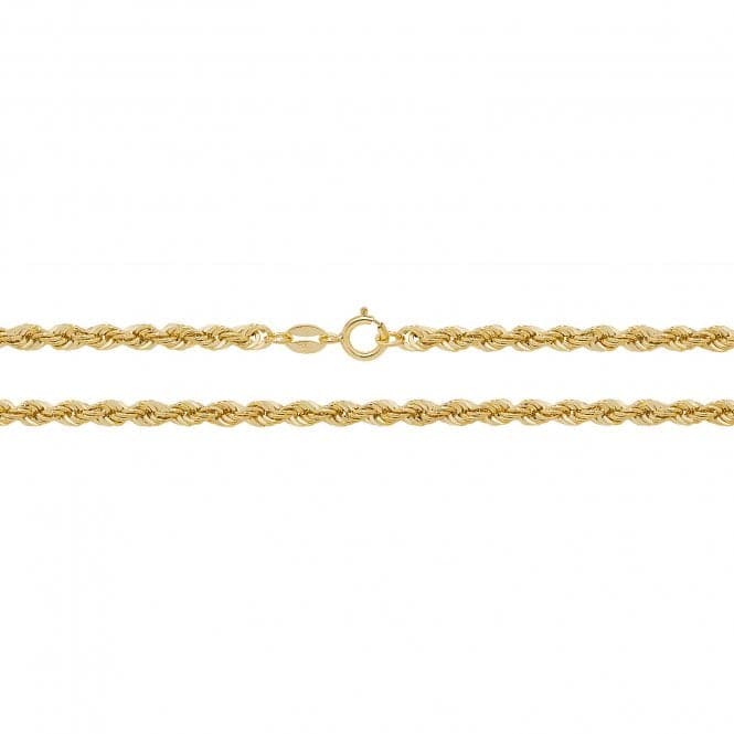 9ct Yellow Gold Rope Chain CH202Acotis Gold JewelleryCH202/22