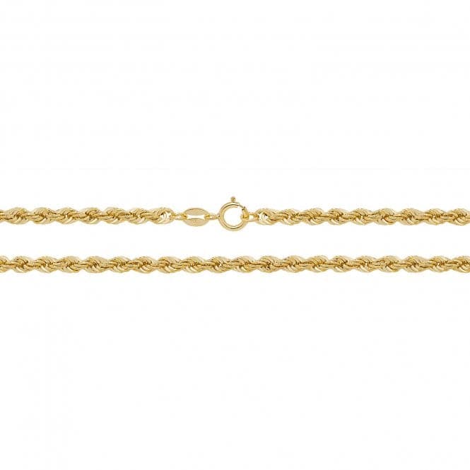 9ct Yellow Gold Rope Chain CH202Acotis Gold JewelleryCH202/07