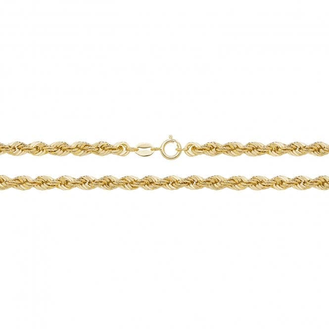 9ct Yellow Gold Rope Chain CH203Acotis Gold JewelleryCH203/24