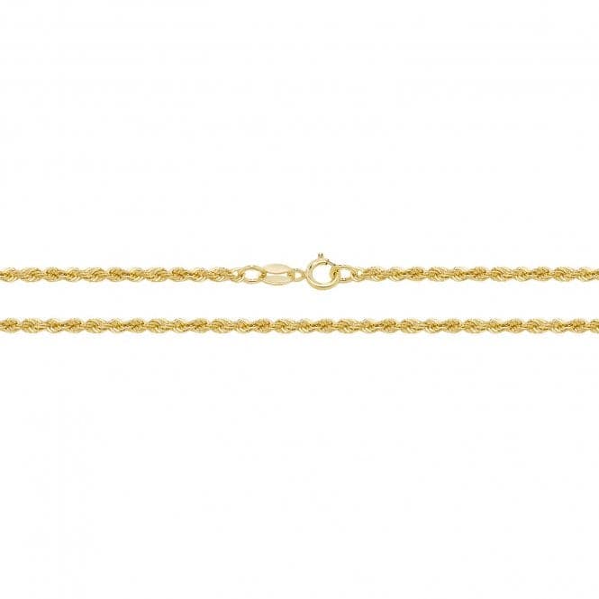 9ct Yellow Gold Rope Chain CH209Acotis Gold JewelleryCH209/16