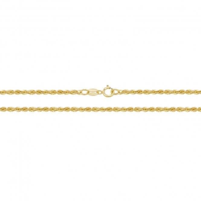 9ct Yellow Gold Rope Chain CH209Acotis Gold JewelleryCH209/22