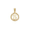 9ct Yellow Gold Rope Initial Pendant PN525/UAcotis Gold JewelleryPN525/U