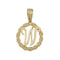 9ct Yellow Gold Rope Initial Pendant PN525/WAcotis Gold JewelleryPN525/W